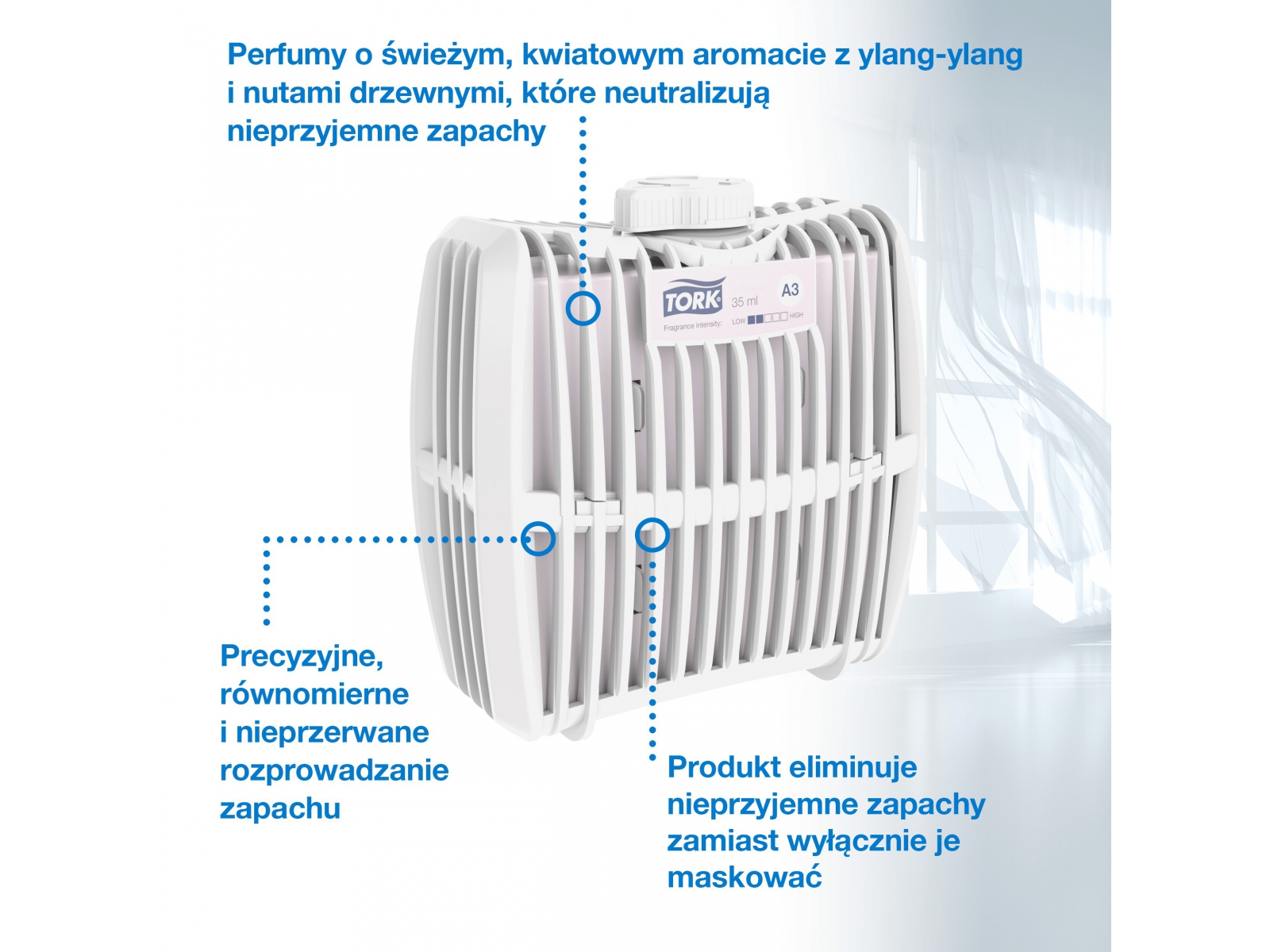 Odświeżacz A3 TORK 257012 NEUTRAL Karton 6 sztuk